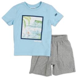 Toddler Boys 2 Pc Shorts Set