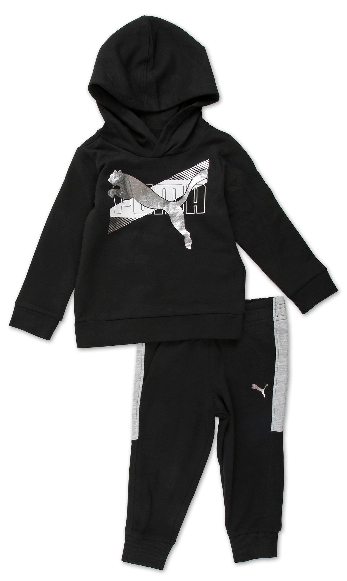 Toddler Boys Active 2 Pc Pants Set - Black