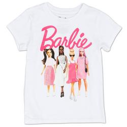 Toddler Girl Barbie Graphic Tee - White