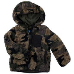 Toddler Boys Sherpa Camo Jacket