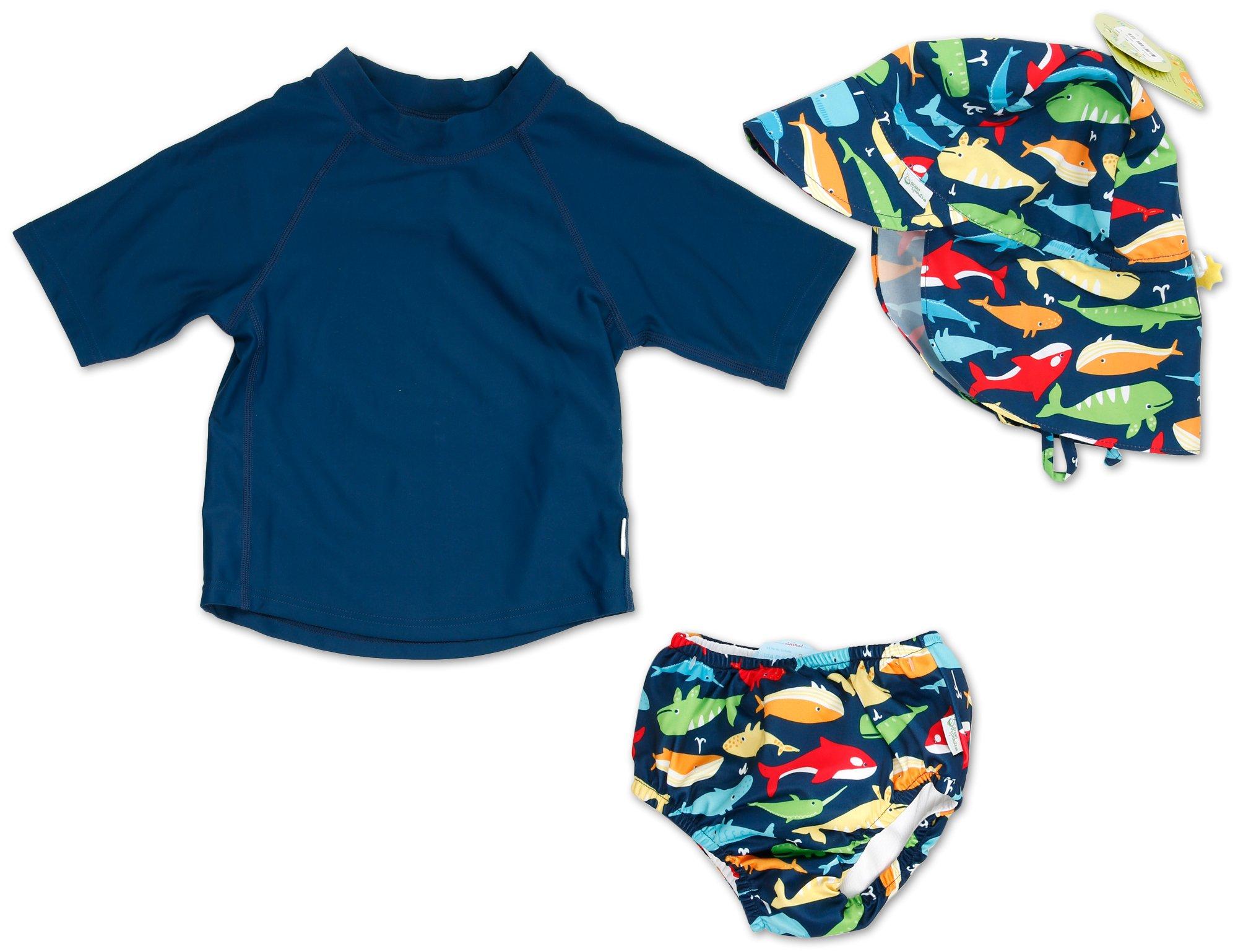 Toddler Boys 3 Pc Swim Suit Set