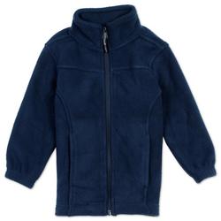 Toddler Boys Fleece Zip Front Jacket - Navy