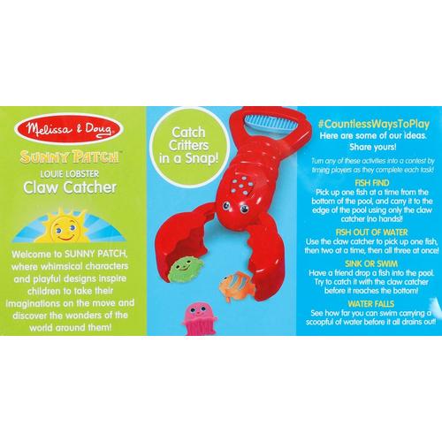 Melissa & Doug Sunny Patch Claw Catcher, Louie Lobster