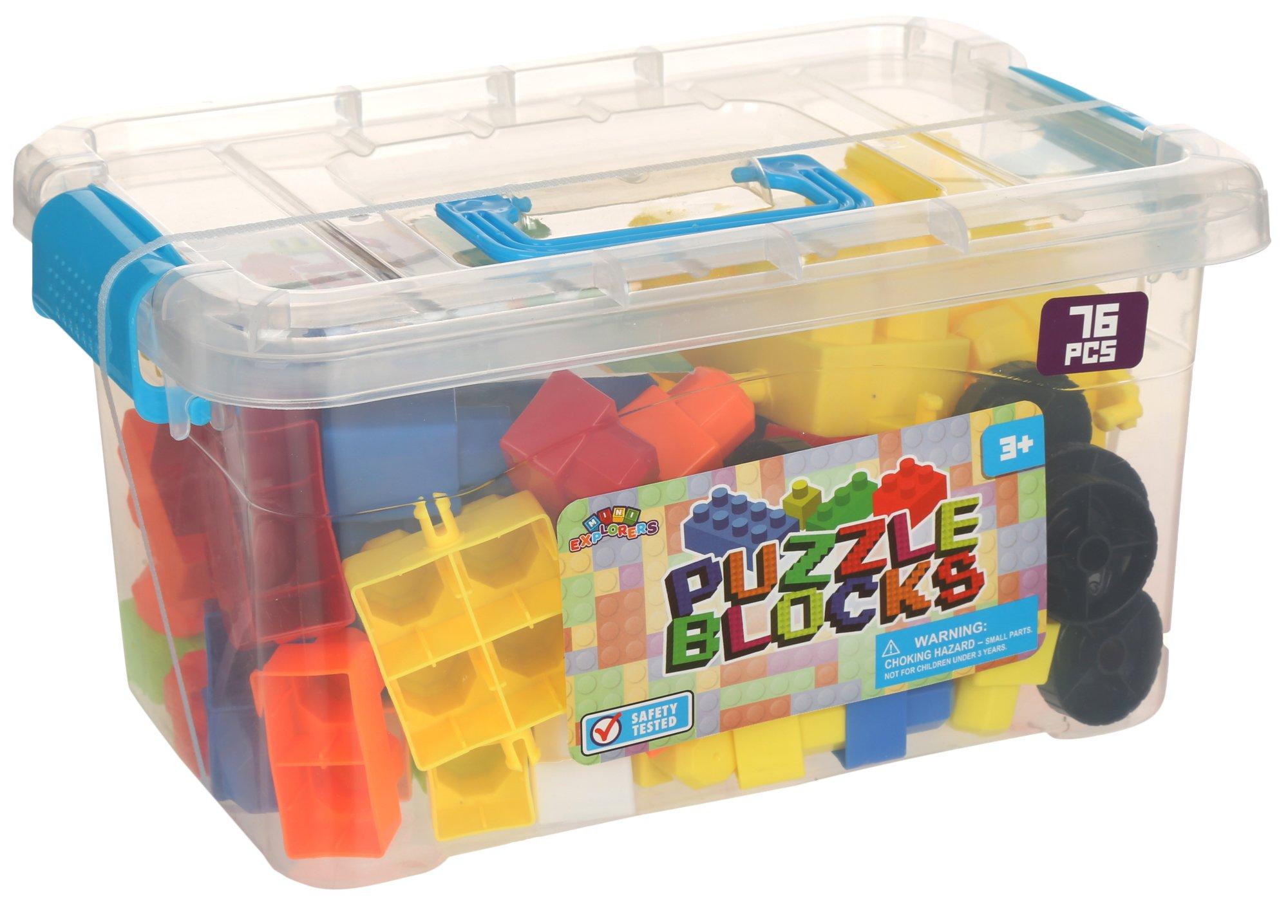 Baby 76 Pc Puzzle Builder Blocks