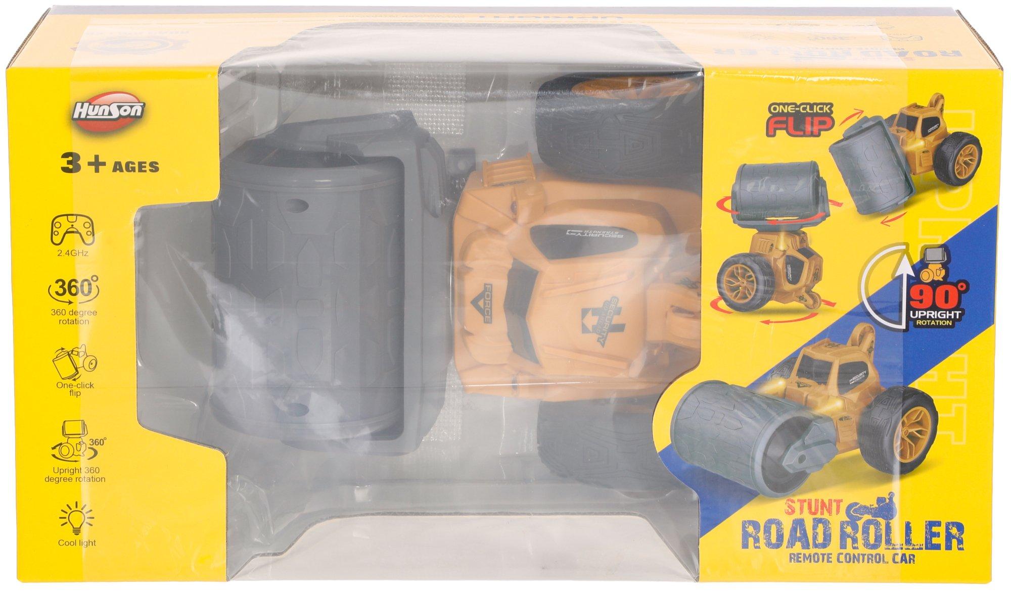 Remote Control Road Roller - Yellow