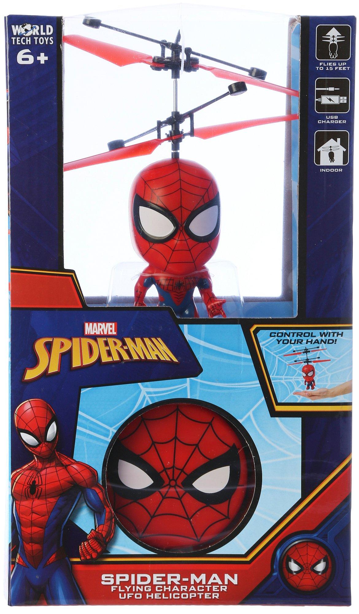 Spider Man Flying Character UFO Helicopter