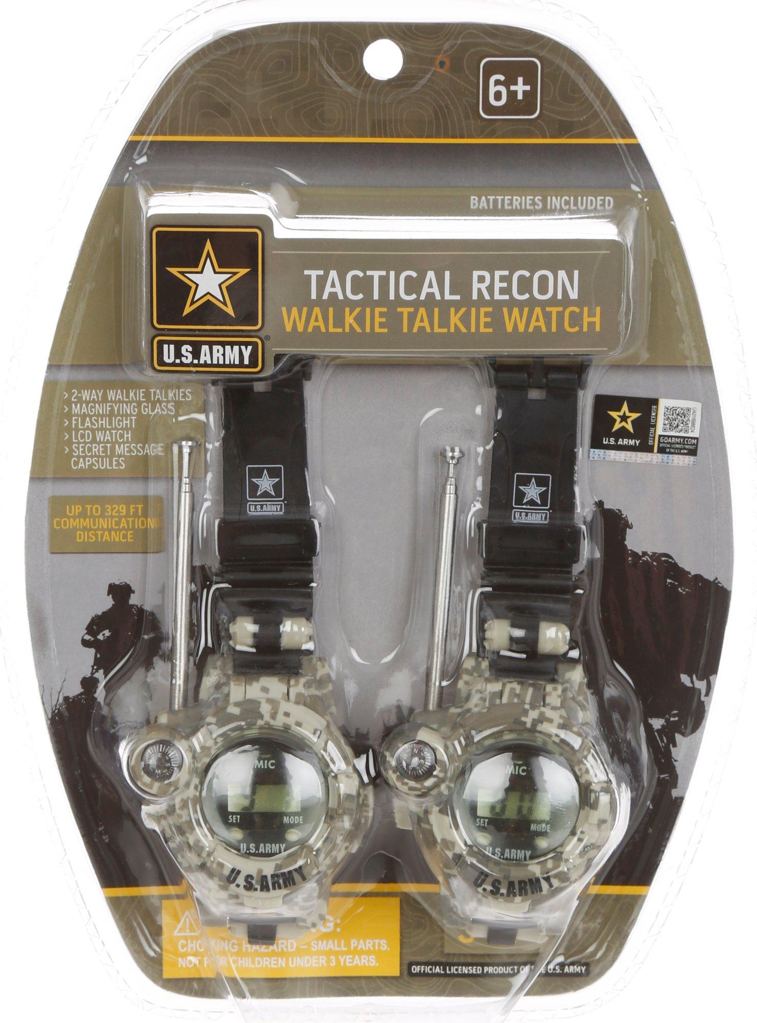 Kids 2 Pk Tactical Recon Walkie Talkie Watches