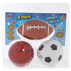 Kids 3 Pc Sports Ball Set