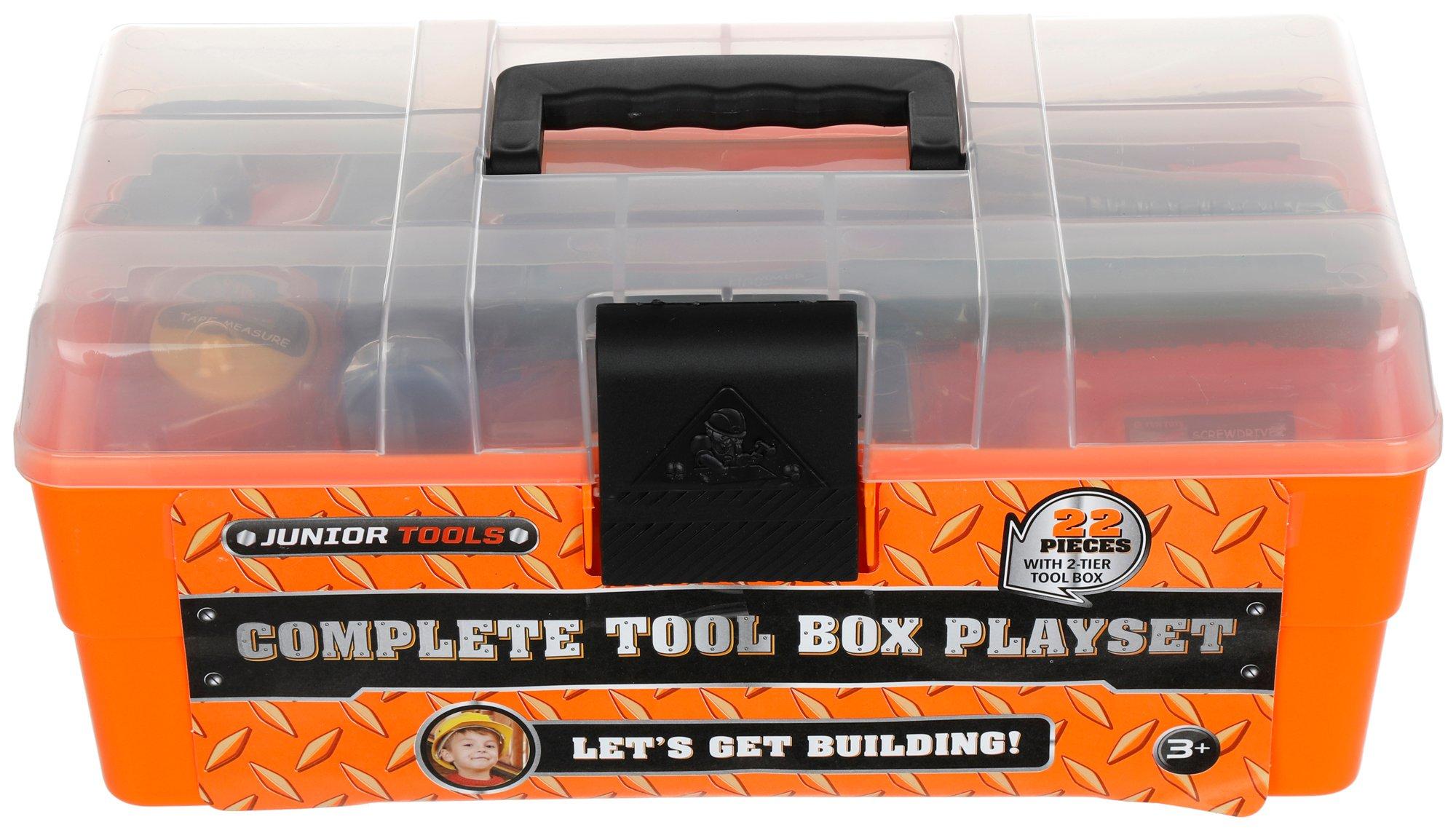 22 Pc Complete Tool Box Playset