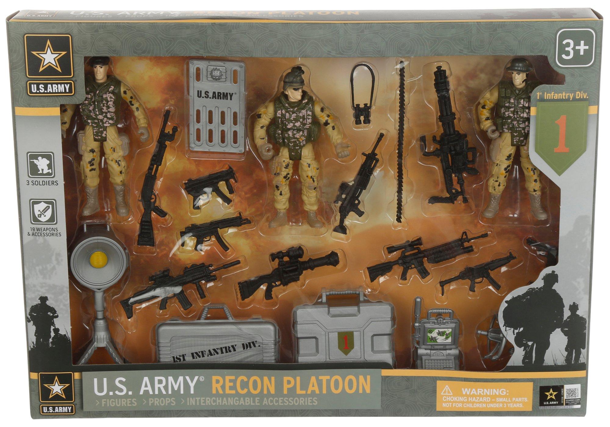 Kids U.S Army Recon Platoon Toy Set