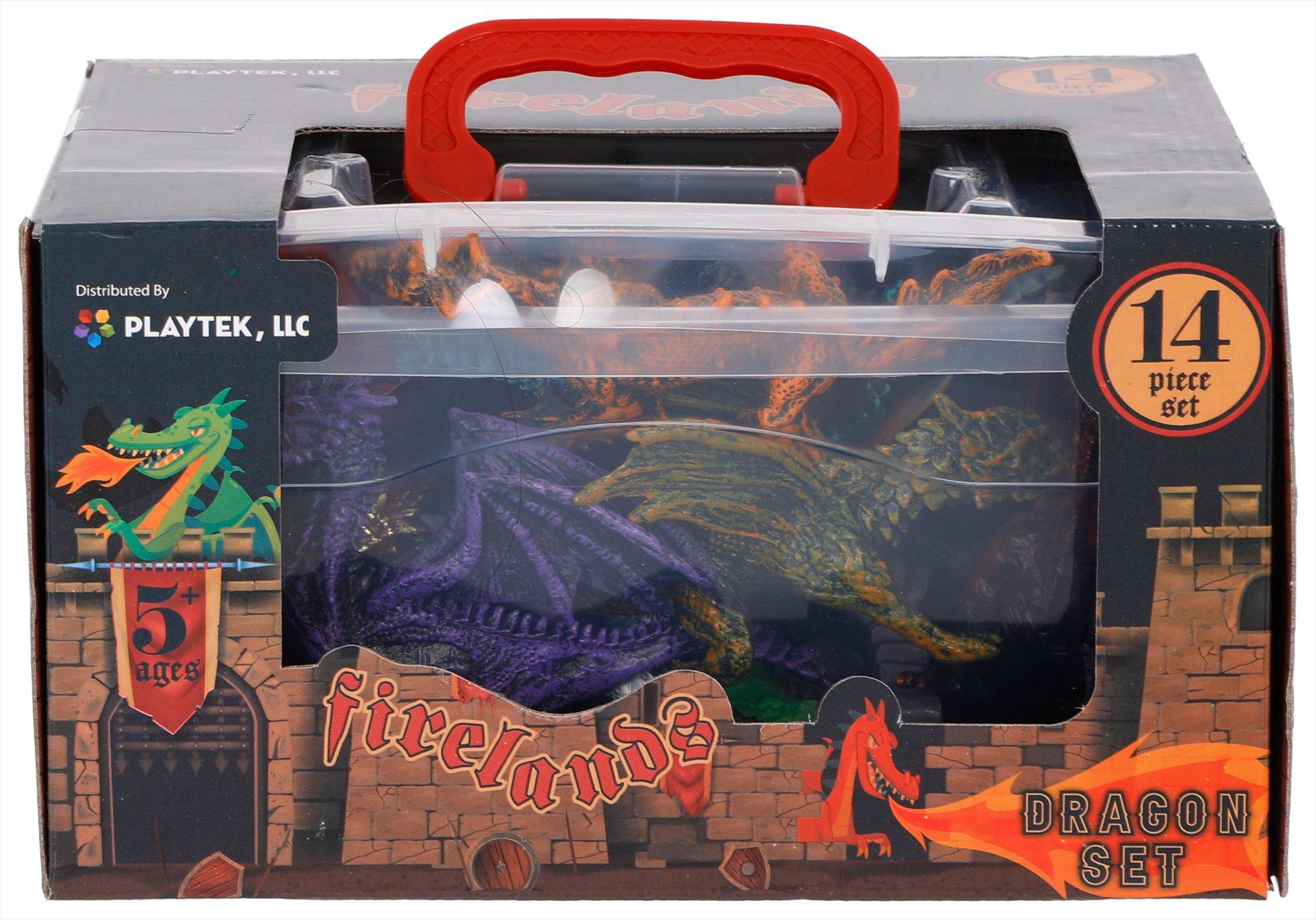 14 Pc Firelands Toy Dinosaur Set
