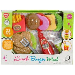 23 Pc Lunch Burger Meal Playset