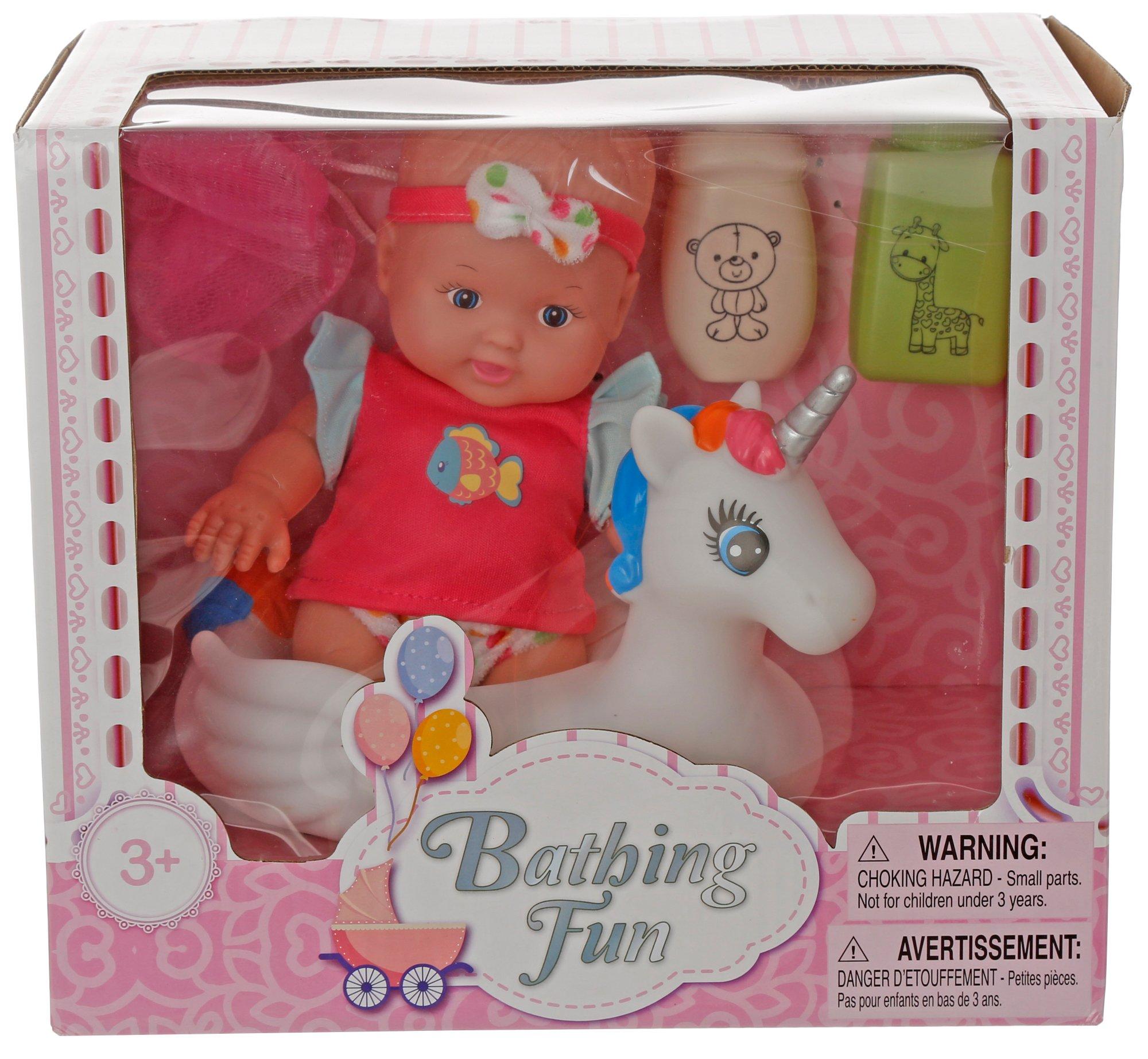 Kids Bathing Fun Baby Doll Toy Set