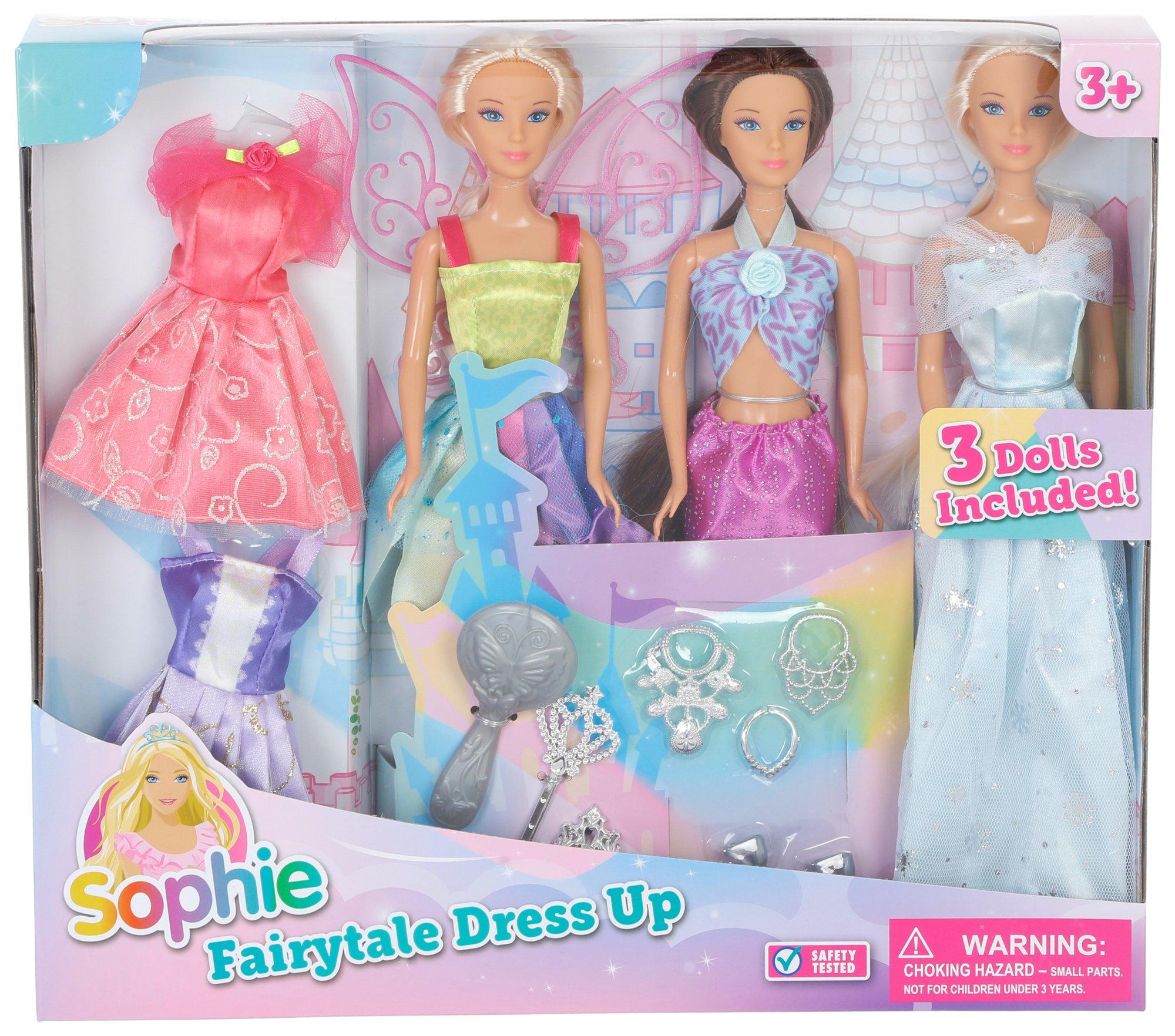 Kids Fairytale Dress Up Doll Set