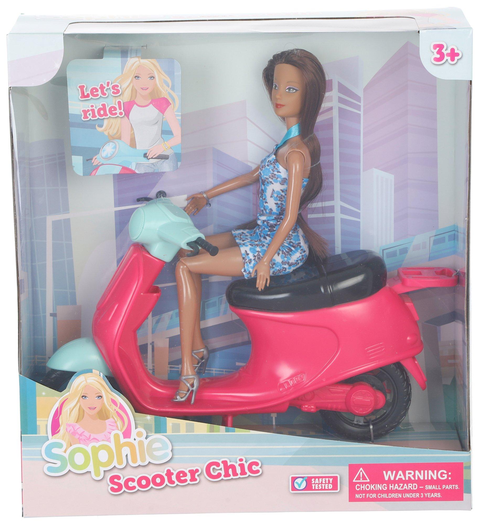 2 Pc Scooter Chic Doll Set