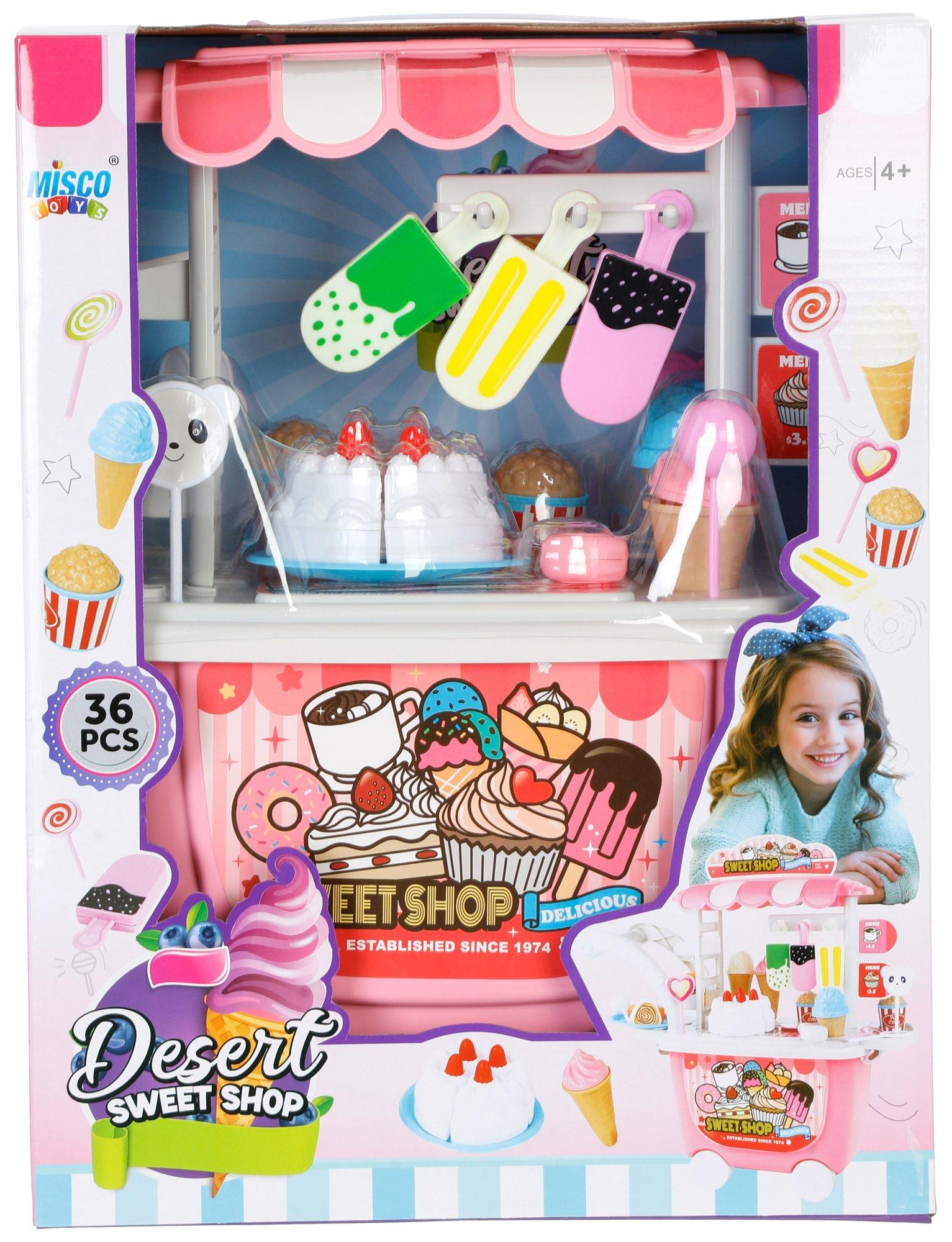 36 Pc Dessert Sweet Shop Playset