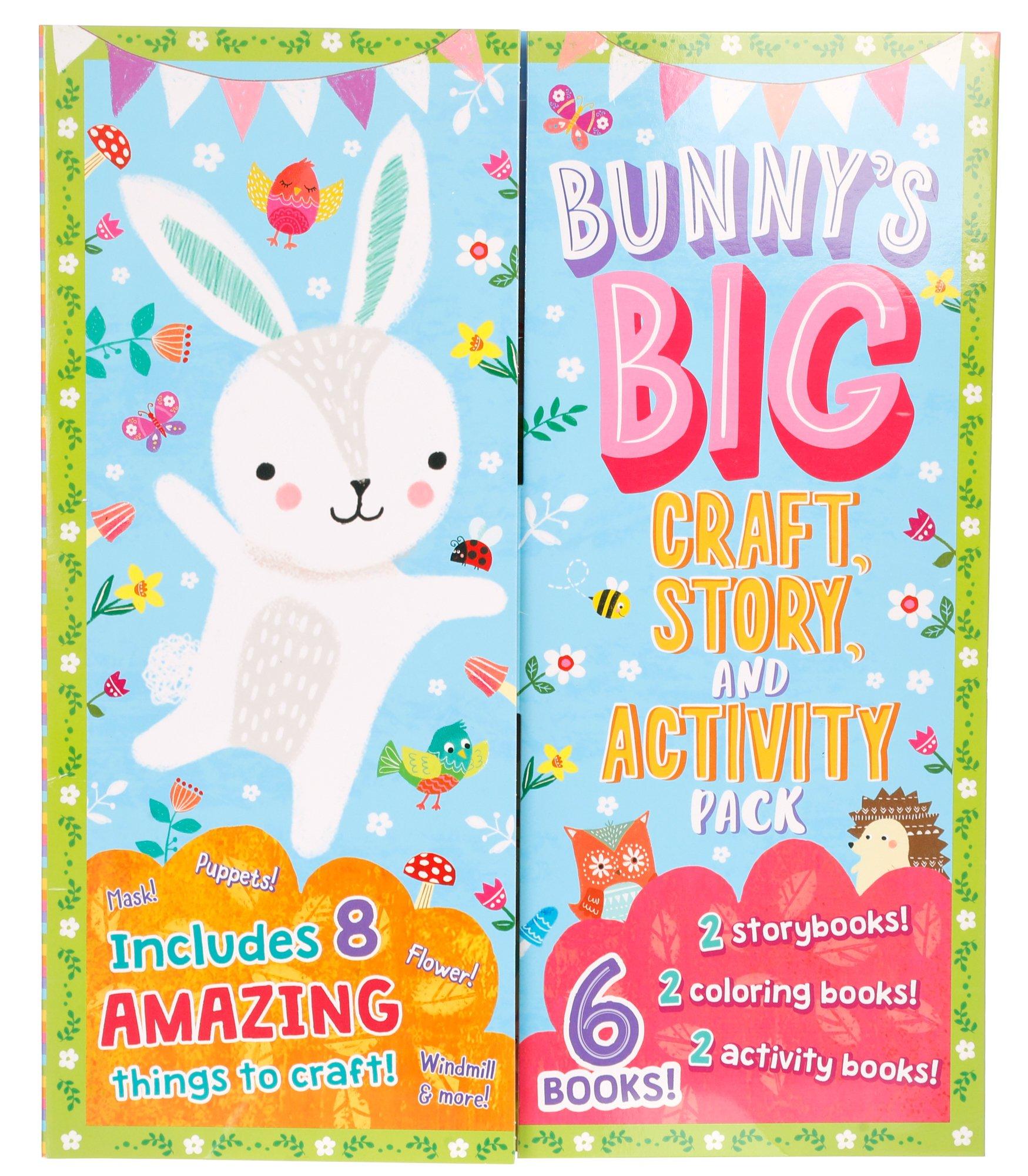 6 Pk Easter Bunny's Big Craft, Story, & Activity Pack