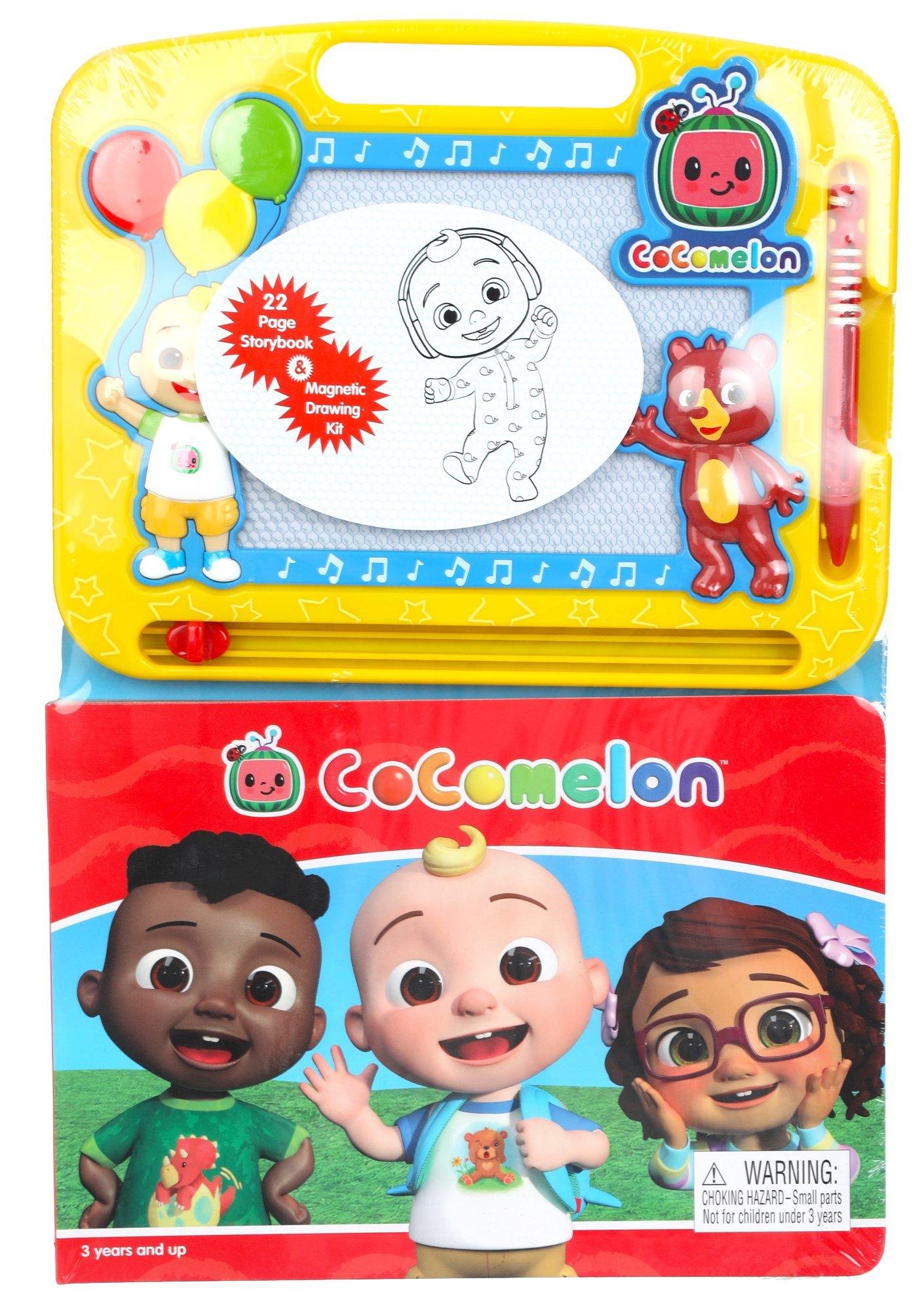 Cocomelon Magnetic Drawing Kit And 22 Page Storybook Brand New Rare Toddler