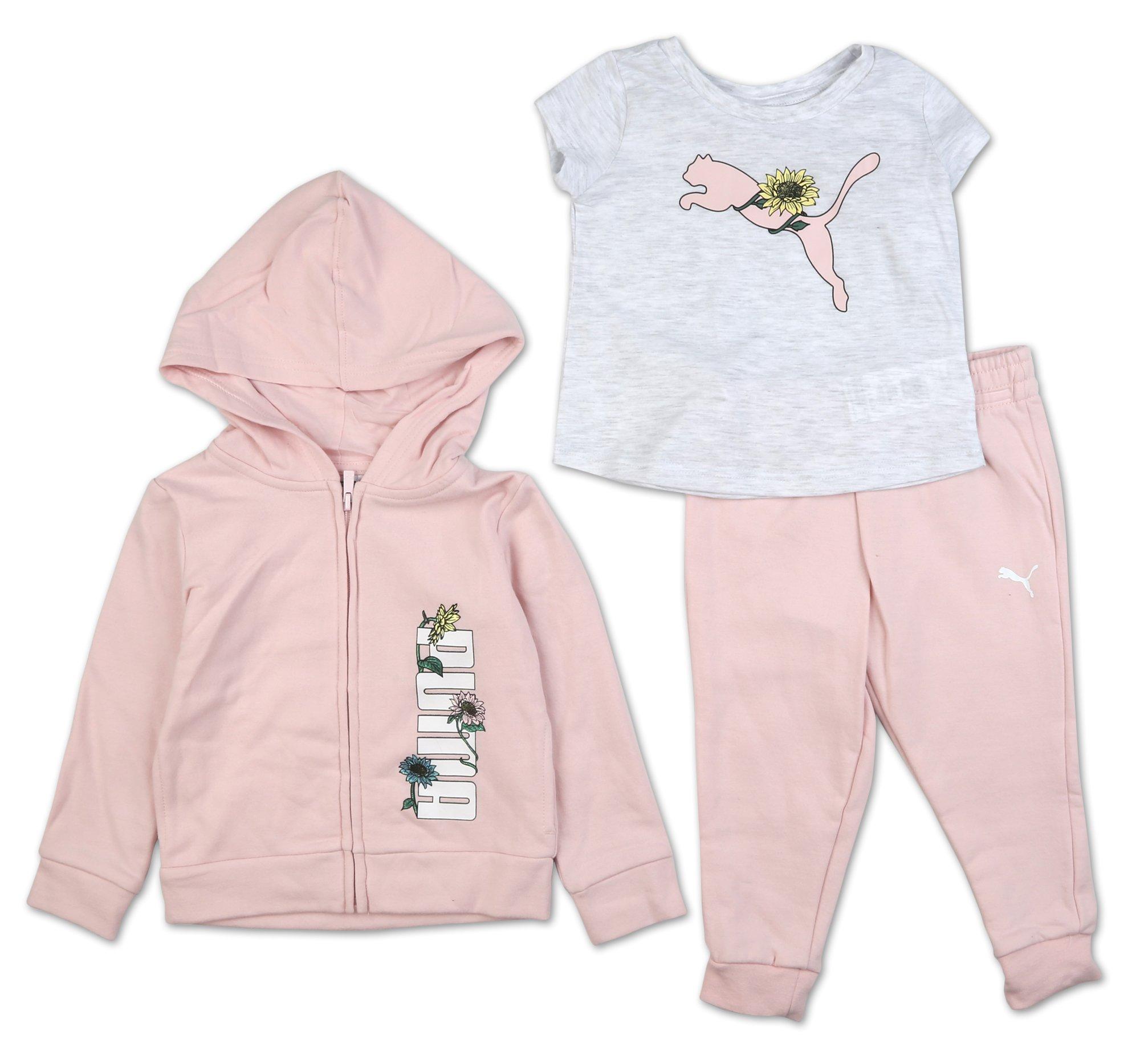 Toddler Girls Active 3 Pc Logo Pants Set - Multi