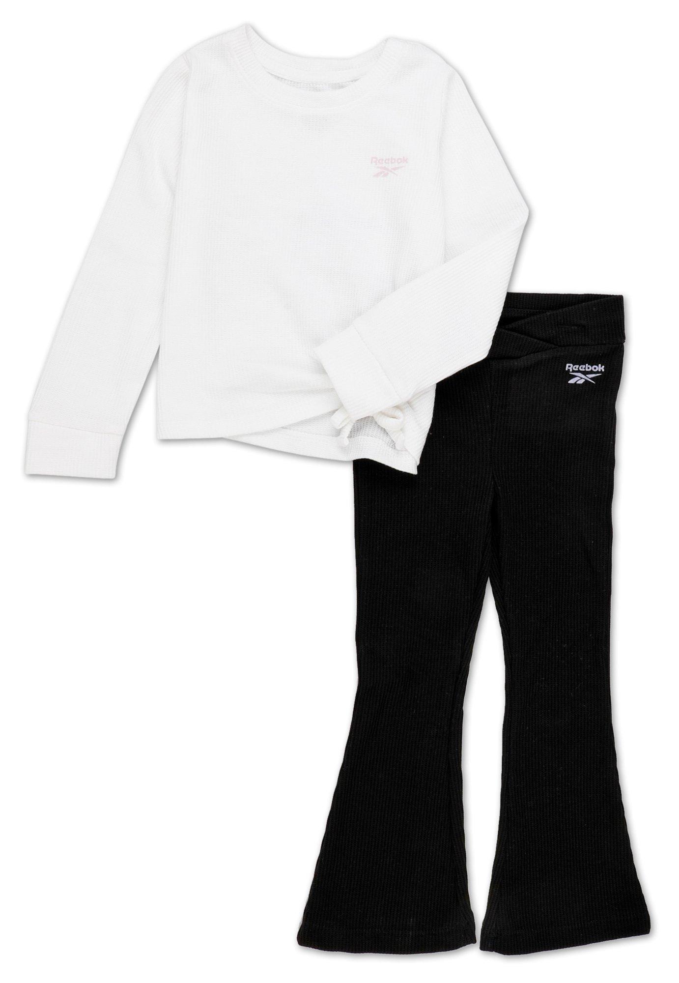  RBX Girls' Active Pants Set - 3 Piece Long Sleeve