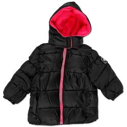 Toddler Girls Solid Puffer Jacket - Black