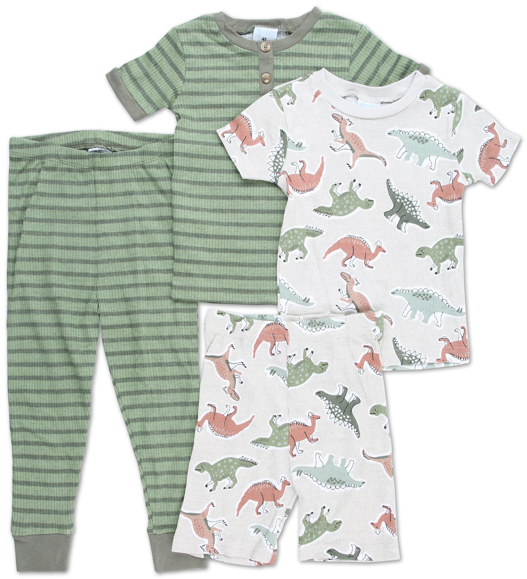 Toddler Boys 4 Pc Pajama Pants Set