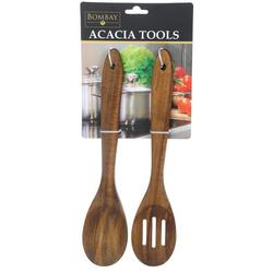 2 Pk Wooden Kitchen Spoons