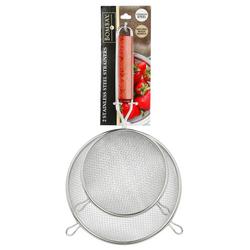 2 Pk Stainless Steel Strainers