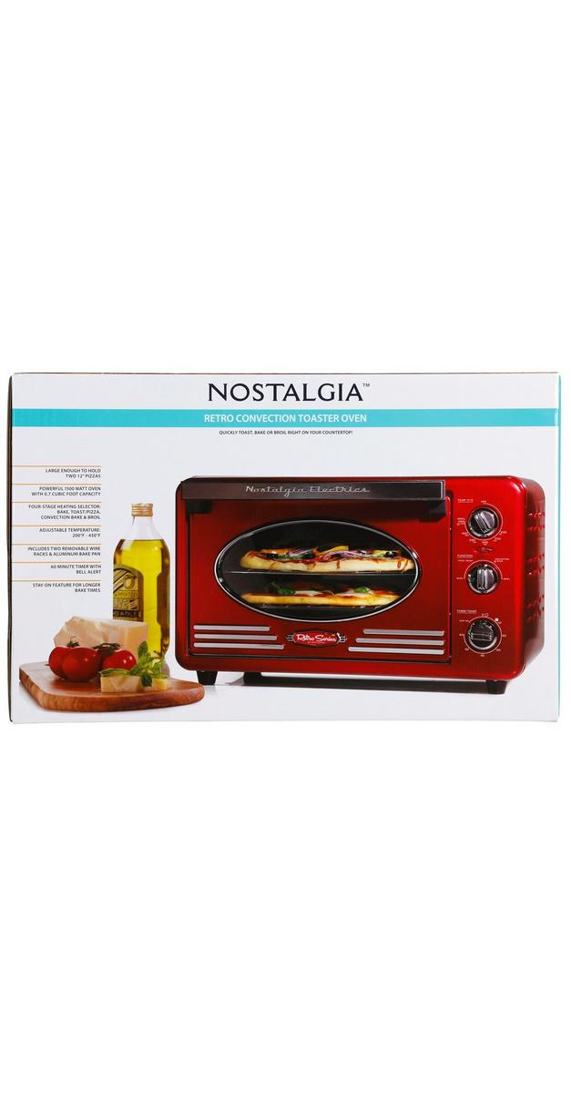 Retro Convection Toaster Oven Red bealls