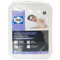 King Size Spa Comfort Mattress Pad - White