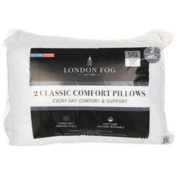 2 Pk Standard/Queen Comfort Bed Pillows