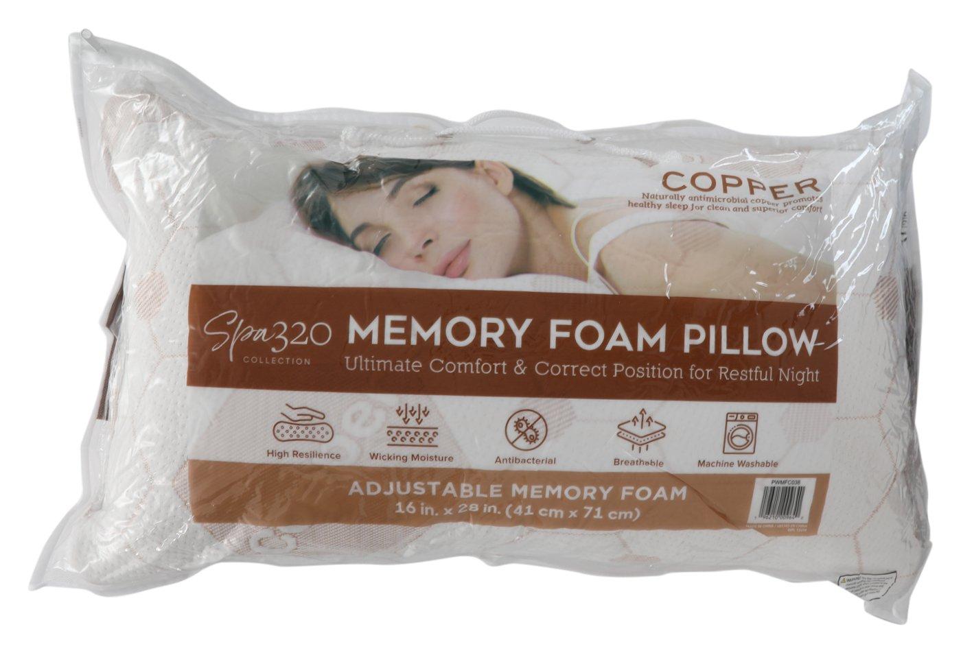 Coloroll memory 2025 foam pillow