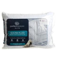 Standard Size 2 Pk Quilted Plush Bed Pillows