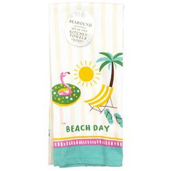 2 Pk Beach Day Kitchen Towels