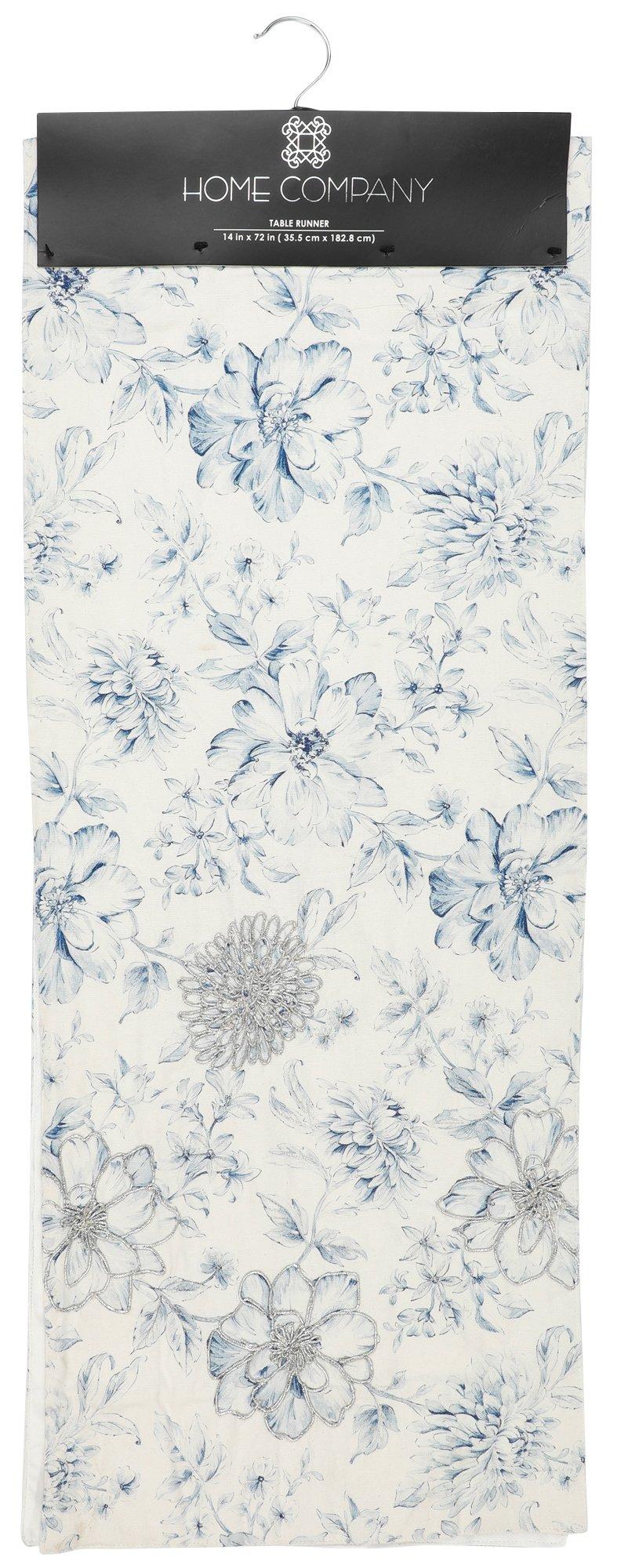 14x72 Floral Table Runner