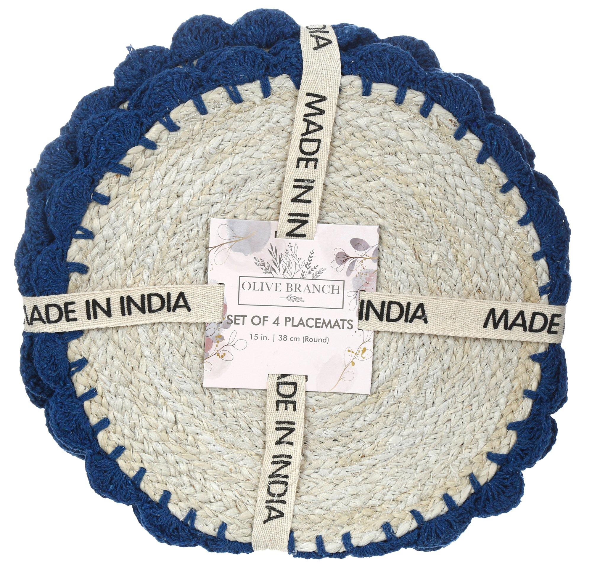4 Pk Round Placemats
