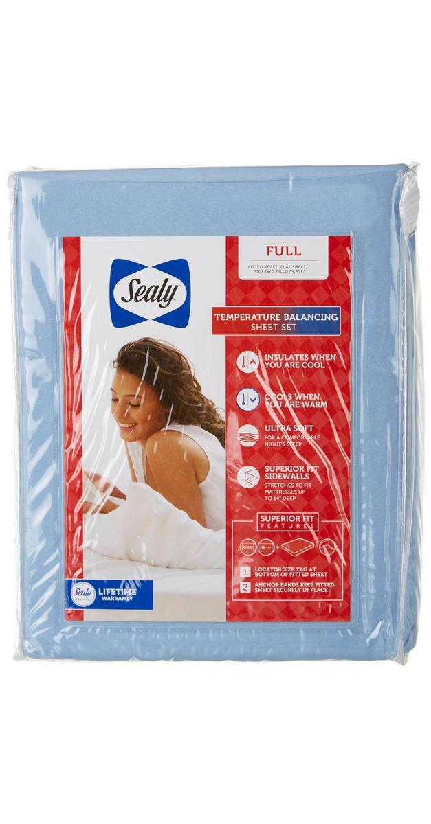 Full Size 4 Pc Temperature Balancing Sheet Set Blue bealls
