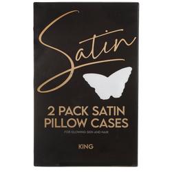 King Size 2 Pk Satin Pillow Cases