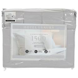 6 Pc Luxury Queen Sheet Set - Grey