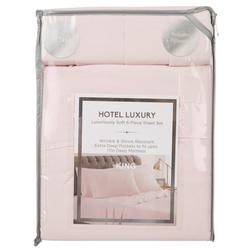 King Size 6 Pc Luxuriously Sheet Set - Pink
