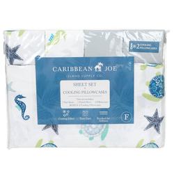 6 Pc Sheet and Cooling Pillowcase Set