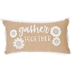 14x26 Harvest Gather Together Throw Pillow - Tan