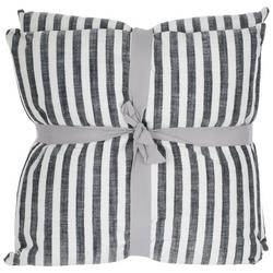 2 Pk Striped Decorative Pillows