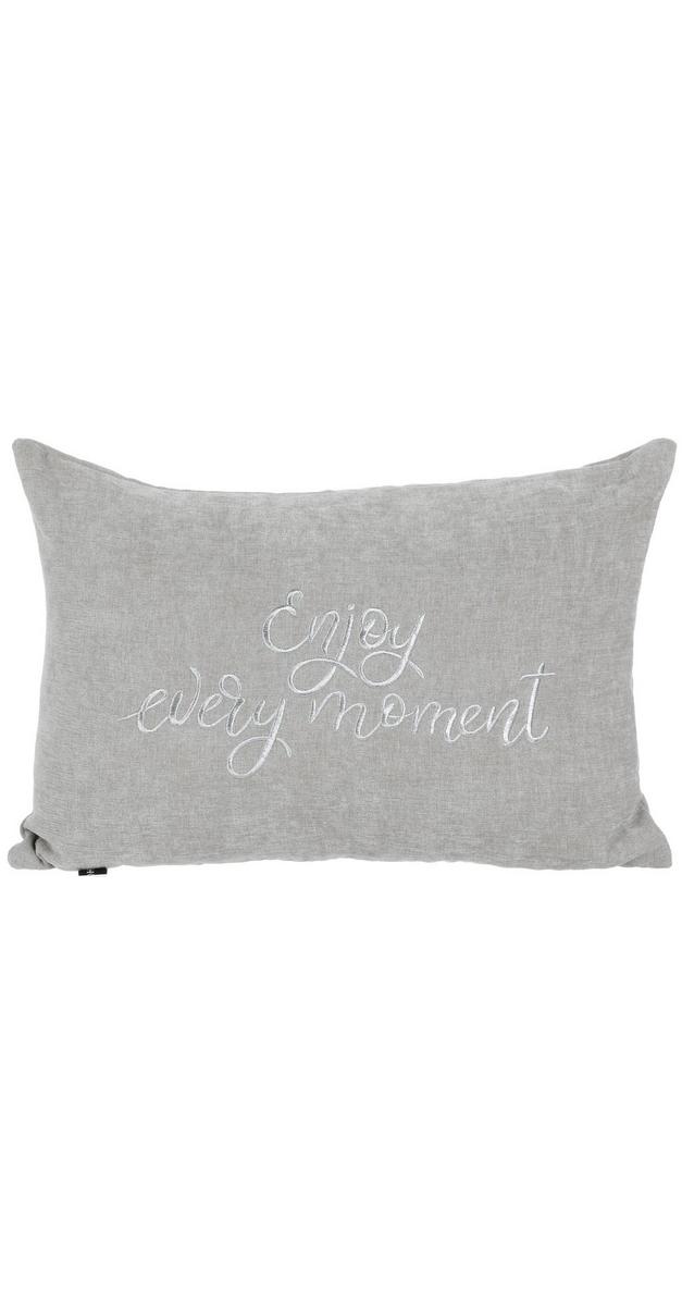 14x20 Enjoy Every Moment Decorative Pillow - Grey | bealls