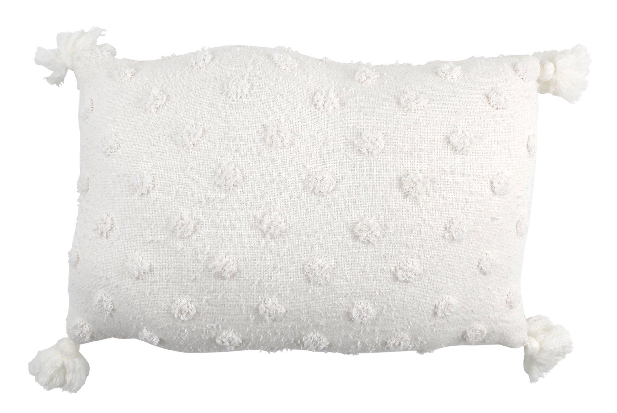 16x24 Decorative Throw Pillow - White