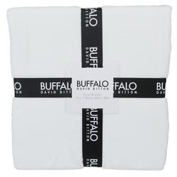 Queen Size Solid Plush Throw Blanket - Ivory