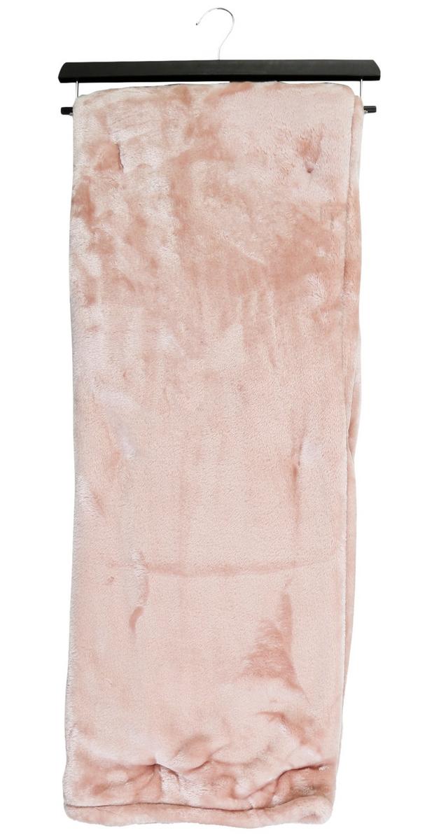 50" x 70" Luxury Velvet Throw Blanket Pink bealls