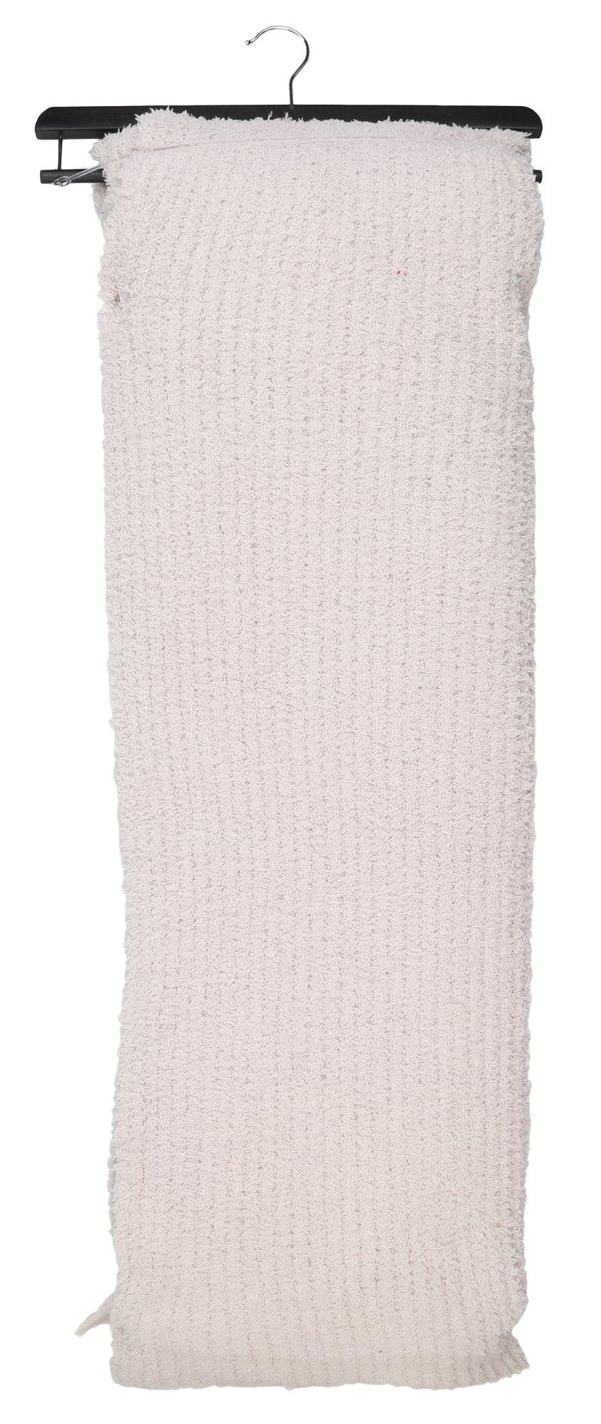 60x70 Solid Cozy Knit Throw - Grey
