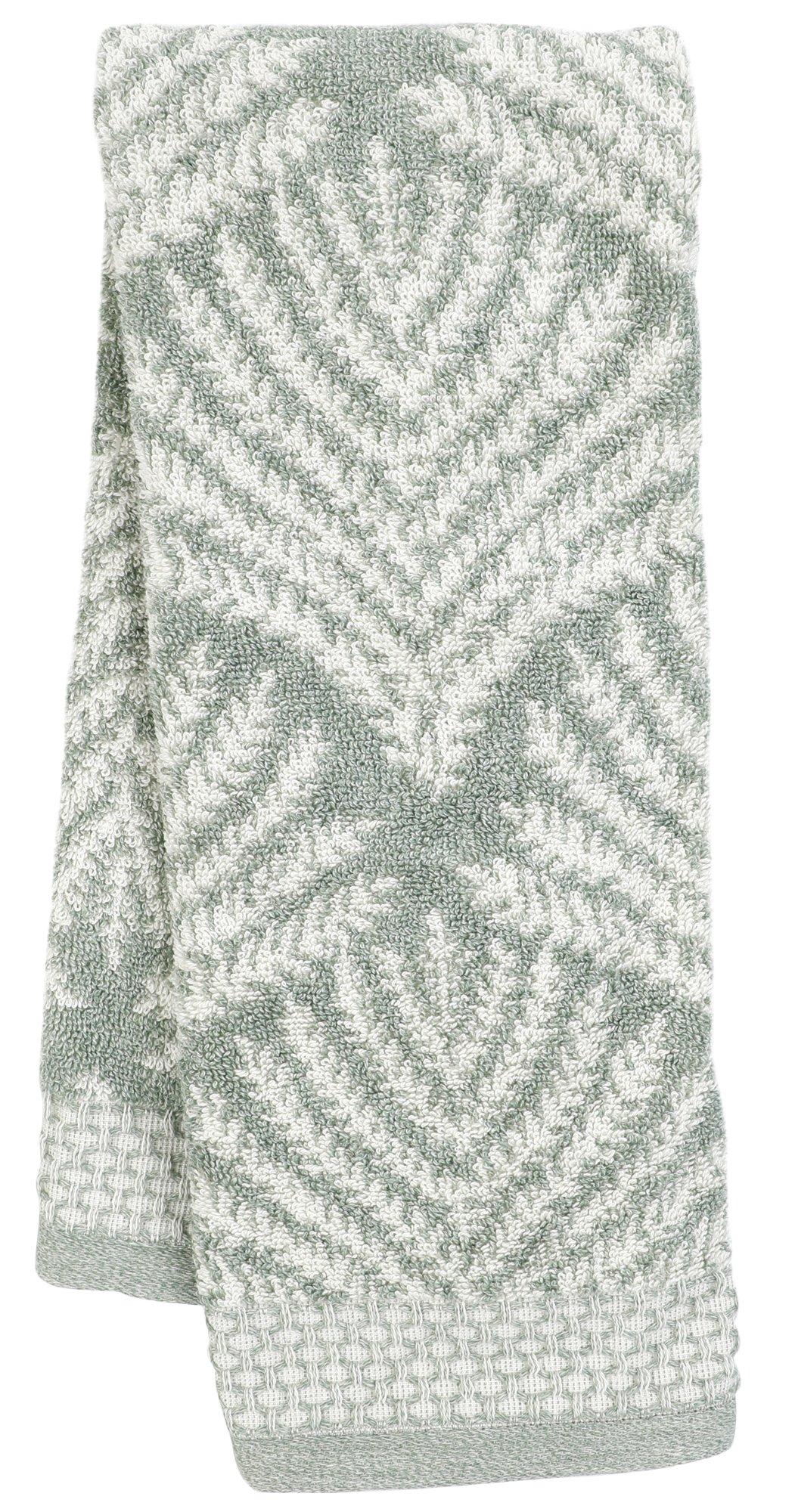 Sage Printed Decorative Hand Towel