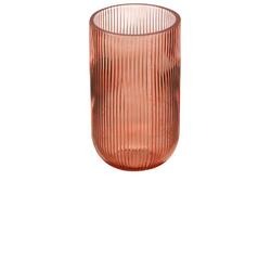 8 in. Textured Glass Vase